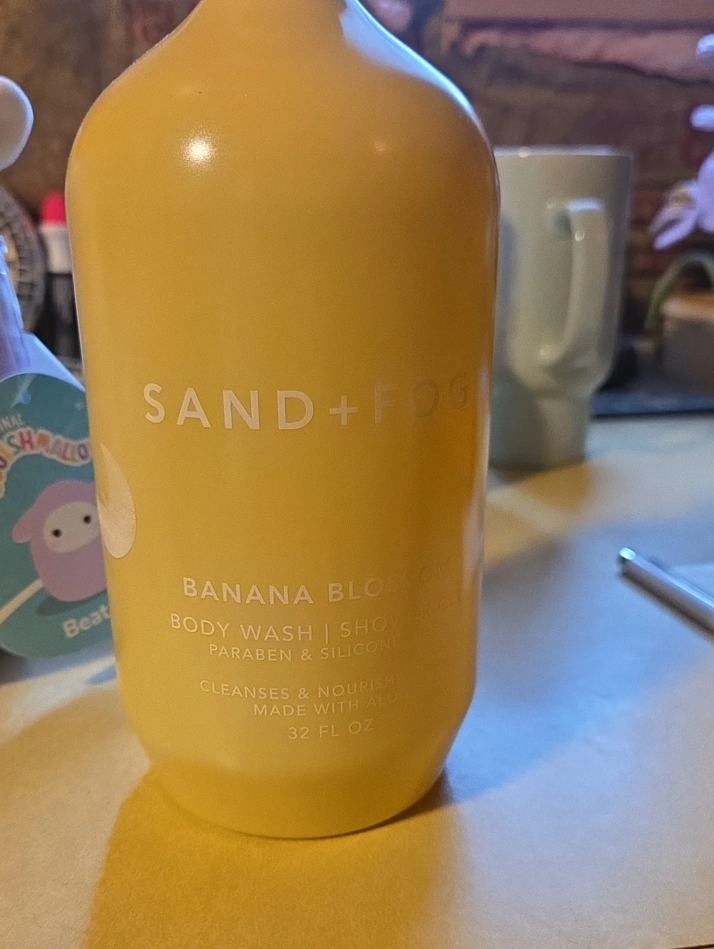 Sand + Fog Banana Blossom Body Wash - Yellow